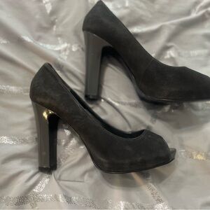 Nine West peeps toe heels